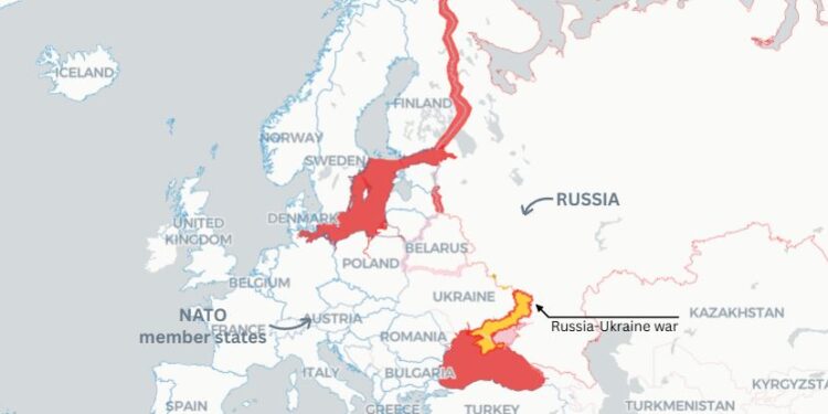Ймовірний початок Третьої світової та яким буде фронт, якщо рф піде війною на Європу — дослідження Newsweek