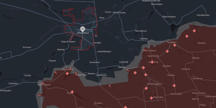 Російські війська за три кілометри від Покровська: оборона під загрозою 1 Російські війська за три кілометри від Покровська: оборона під загрозою