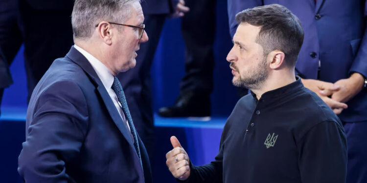 Кір Стармер та Володимир Зеленський