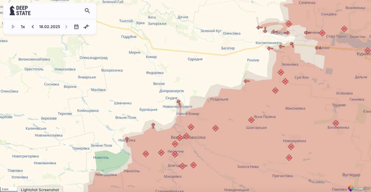 4 Бійці "Азову" відтіснили окупантів біля Покровська, але РФ просувається на інших напрямках (Карти)