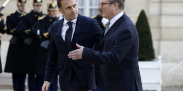 Кір Стармер та Еммануель Макрон