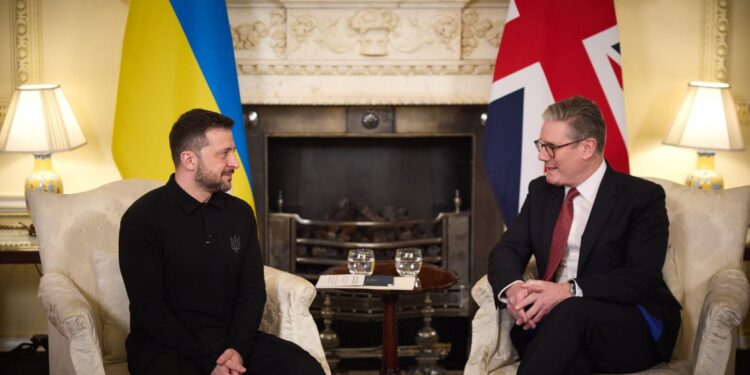 Зеленський, Стармер