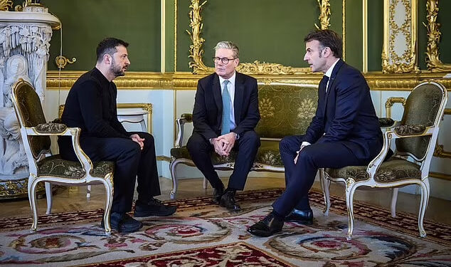 Названо дату, коли Стармер, Макрон і Зеленський зустрінуться з Трампом 1 Стармер, Макрон, Зеленський