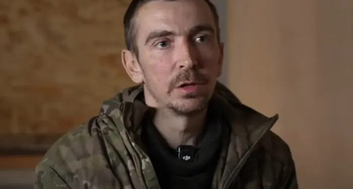 Російський штурмовик здався у полон дрону Нацгвардії після знищення свого командира