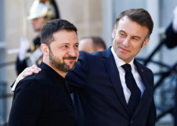 Макрон, Зеленський
