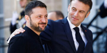 Макрон, Зеленський