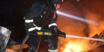 нічна атака дронами камікадзе