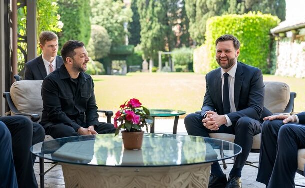 Зеленський і Венс: Від протистояння до пошуку миру в Римі