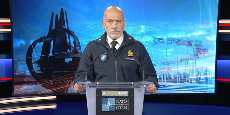 Стало відомо, що Голова Військового комітету НАТО сказав ЗСУ 1 Голова Військового комітету НАТО Джузеппе Каво Драґоне