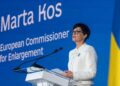 Єврокомісарка Кос: закріплення євроінтеграції в Конституції стало запобіжником для України 14 Єврокомісарка Кос: закріплення євроінтеграції в Конституції стало запобіжником для України