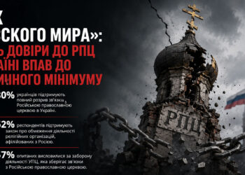 Крах «русского мира»: рівень довіри до РПЦ в Україні впав до історичного мінімуму