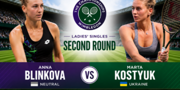 Анна Блінкова — Марта Костюк  — 7:6 (7:5), 3:6, 3:6: відео та текстова онлайн-трансляція матчу Вімблдону-2026