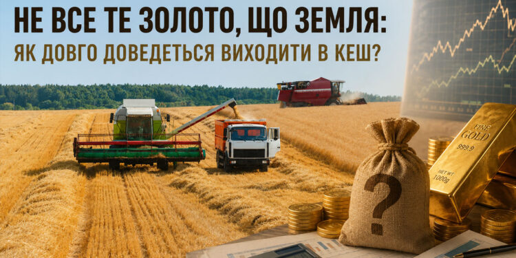 Не все те золото, що земля: як довго доведеться виходити в кеш? 1 Не все те золото, що земля: як довго доведеться виходити в кеш?