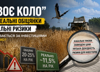 Посередник з продажу землі “Твоє коло” створює нереальні очікування в інвесторів – ЗМІ 3 Посередник з продажу землі “Твоє коло” створює нереальні очікування в інвесторів – ЗМІ