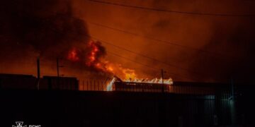 Ракетний удар по Києву: є постраждалі, горіли склади та адмінбудівлі