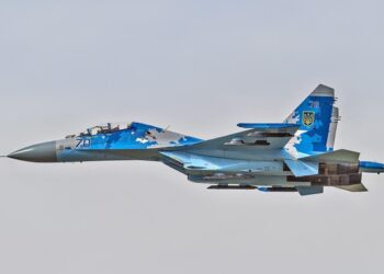 Український Су-27 уразив артилерійську позицію РФ у Запорізькій області