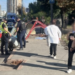 У Києві автомобіль врізався в маршрутку і вилетів на зупинку: загинули люди