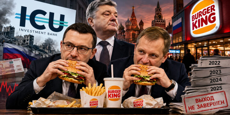 Инвестбанкиры Порошенко застряли в российском Burger King 1 Инвестбанкиры Порошенко застряли в российском Burger King