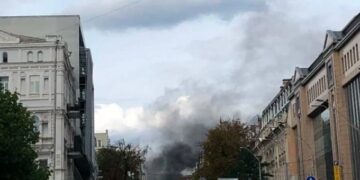 Росіяни вдарили по будівлі СБУ в центрі Києва: дрон влучив у кабінет керівника відомства