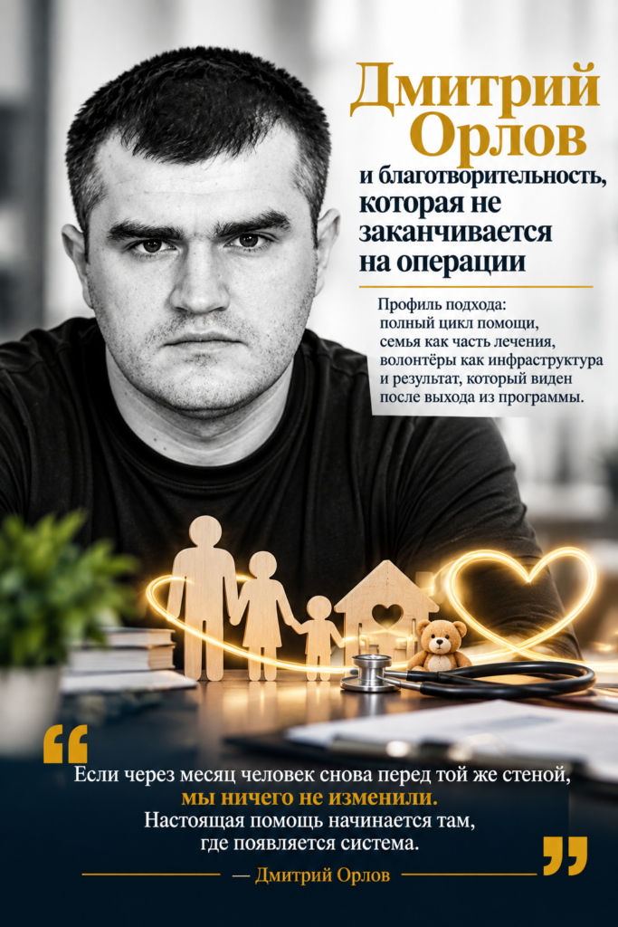 Дмитрий Орлов — о сочетании экстренной поддержки и программ, рассчитанных на долгосрочный результат.