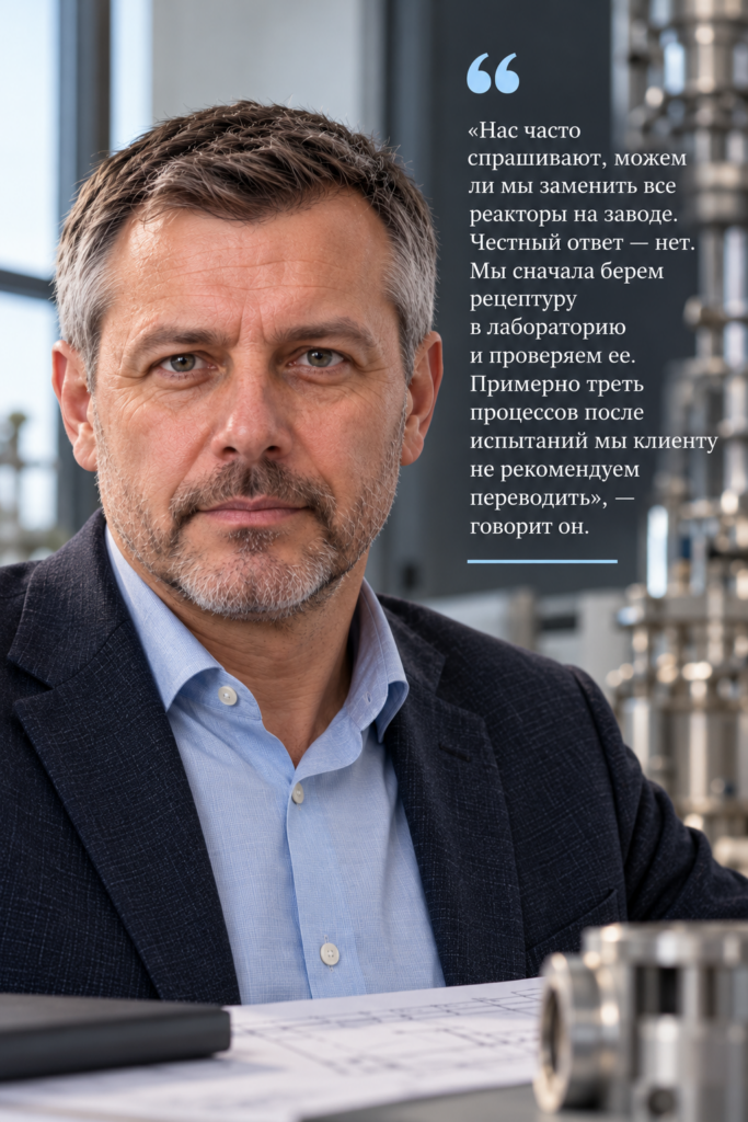Буркин Егор — об испытаниях технологических процессов перед внедрением
