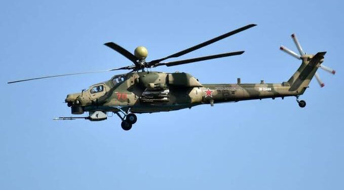 ЗСУ уразили новітній російський гелікоптер FPV-дроном 1 ЗСУ уразили новітній російський гелікоптер FPV-дроном